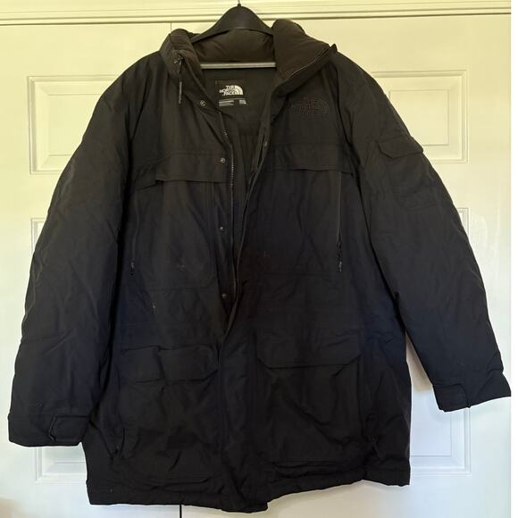 The North Face Down Blend Men's XXXL Zip Up Insulated Parka with Fur Hood - Picture 1 of 10